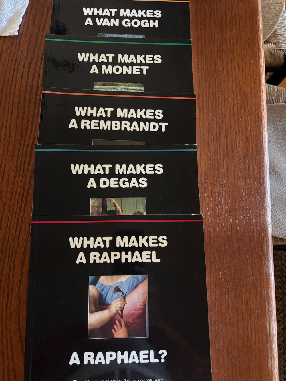 VINTAGE What Makes a Degas, etc. set of 5 Metropolitan Museum of Art Books